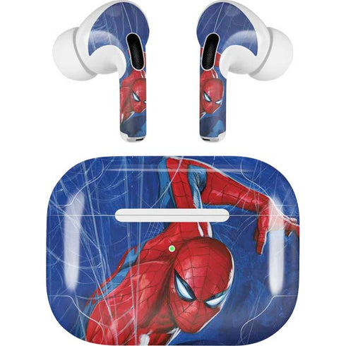 Marvel Spiderman World of Webs AirPods Skins